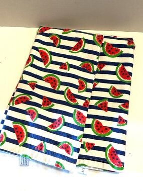 Striped Watermelon Cotton Kitchen Towels Set of 2